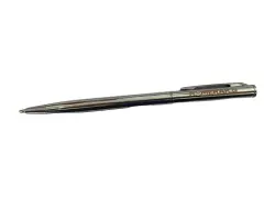 Kovov� kuli�kov� pero s logem st��brn� barva - 10 K�