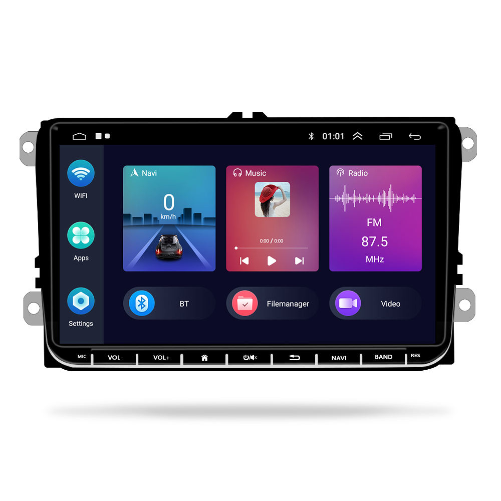 2DIN autordio A3041 2+32G 9" LCD Android 13 Carplay Android Auto GPS Wifi FM RDS pro VW/Passat/Golf/MK5/MK6/Jetta T5