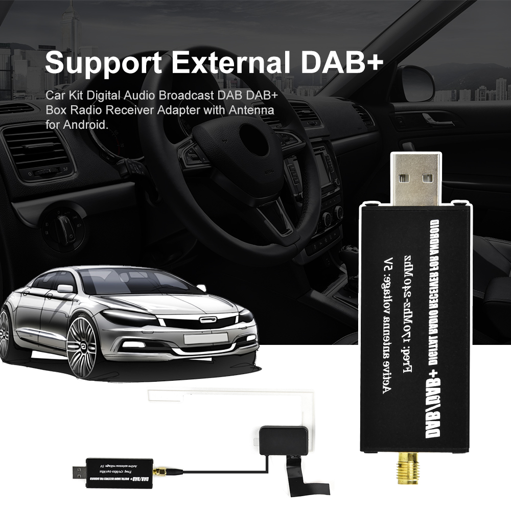 DAB+ vnitn aktivn antna A2124 s USB