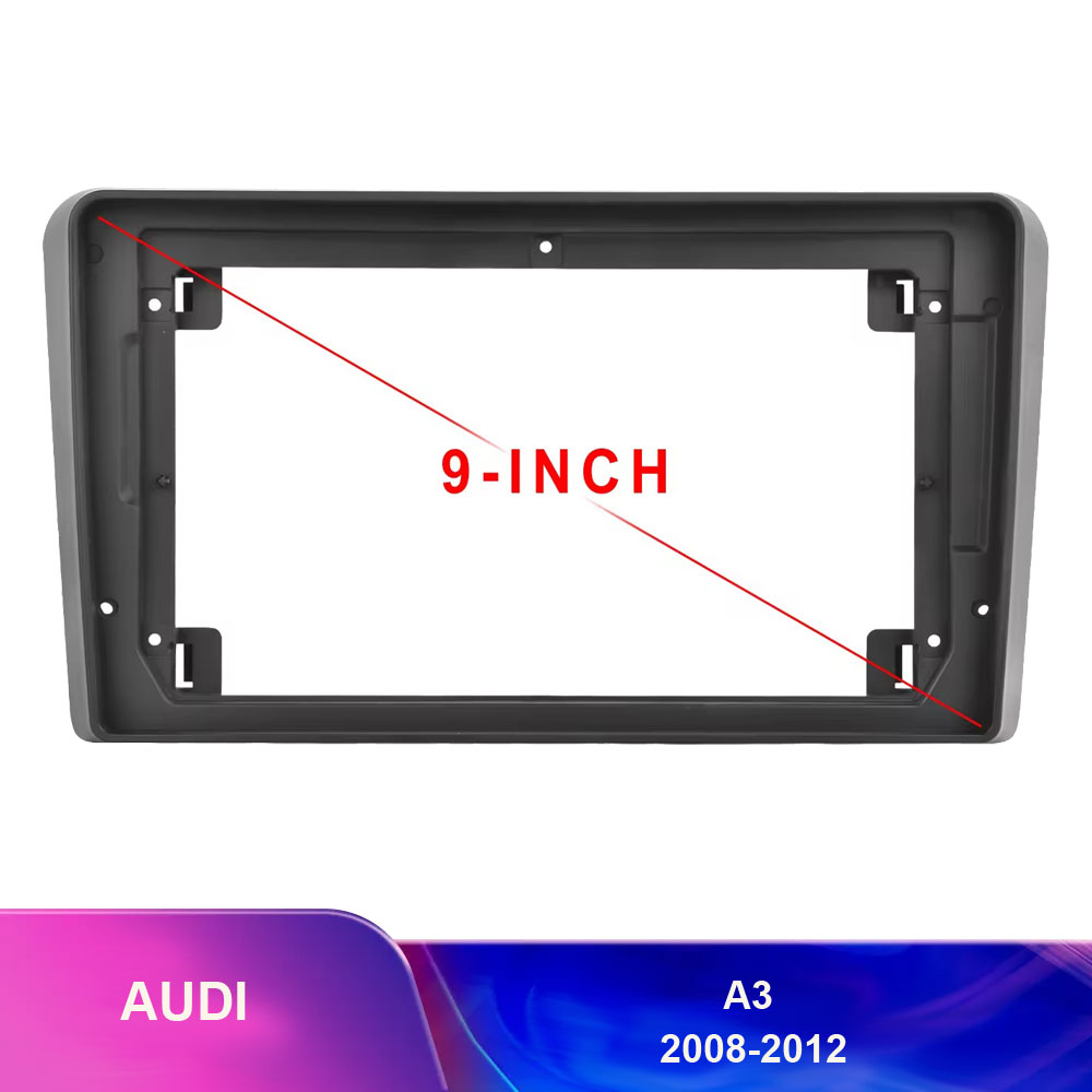 Redukn rmeek A7618 pro autoradio 9 palc, pro Audi A3 2008-2012
