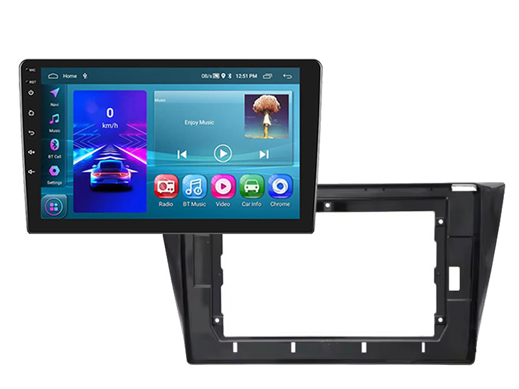 2DIN Autordio 10,1" LCD A3196 Android 13 s rmekem A7314 pro Volkswagen Bora 2016