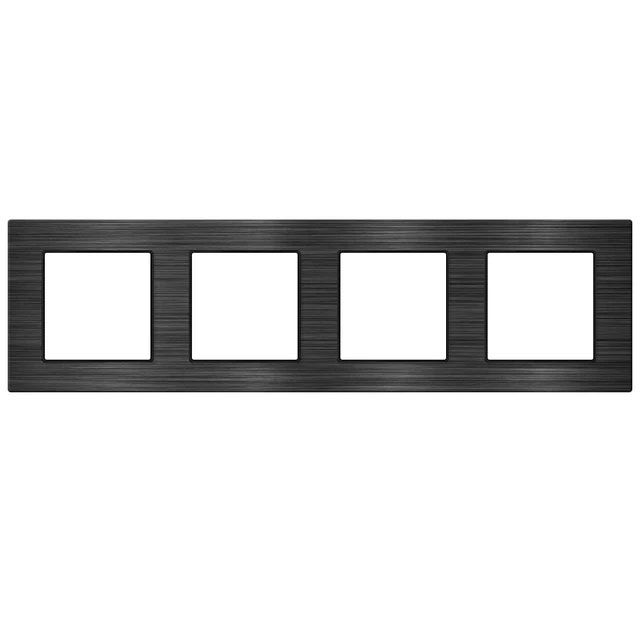 Rmeek 295mm pro 4 moduly (52*52mm) slitina hlinku ern